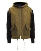 Mcq By Alexander Mcqueen Hybrid Jacket Olive/army 36