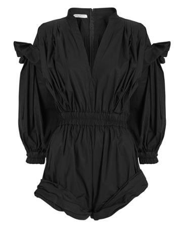 Philosophy Di L.serafini Philosophy Di Lorenzo Serafini Poplin Cotton Romper Black 38