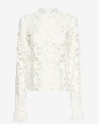 Alexis Lace Mock Neck Blouse