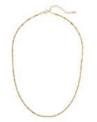 Argento Vivo Curb Chain Necklace Gold 1size
