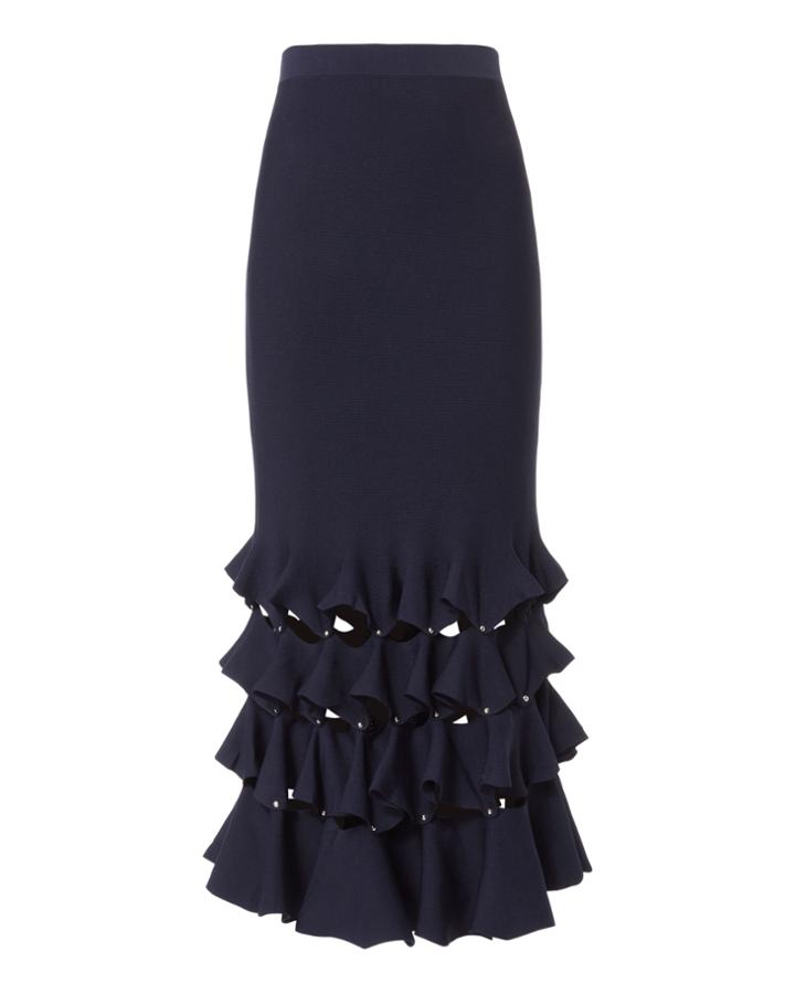 Jonathan Simkhai Trumpet Knit Skirt