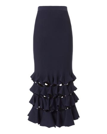 Jonathan Simkhai Trumpet Knit Skirt