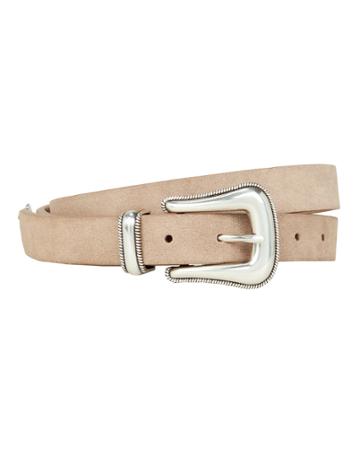 B-low The Belt Wylder Suede Belt Beige S