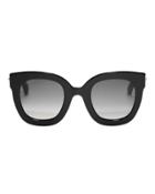 Gucci Swarovski Star Cat Eye Sunglasses Black 1size