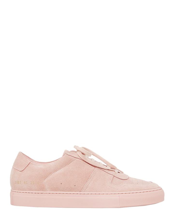 Common Projects Bball Suede Low-top Sneakers Pink 38