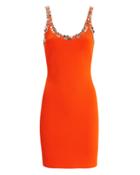 3.1 Phillip Lim Embellished Tank Mini Dress Orange S