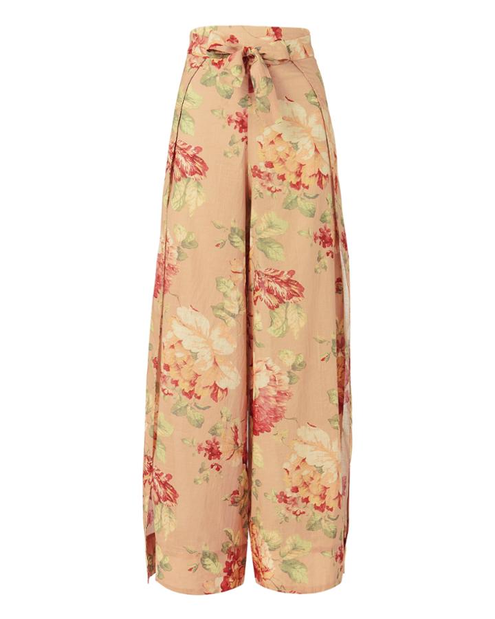 Zimmermann Corsair Floral Wide Leg Pants Pri-floral 2