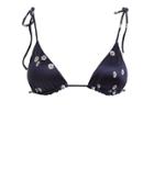 Bond Eye Zippi Bikini Top Navy/floral S
