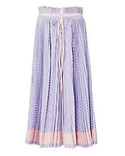 Adam Selman Spring Affair Pleated Skirt