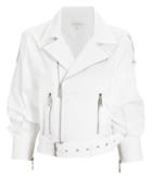 Devine Heritage Divine Hritage White Moto Crop Jacket White M