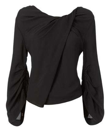 Chris Gramer Ruched Detail Top