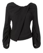 Chris Gramer Ruched Detail Top