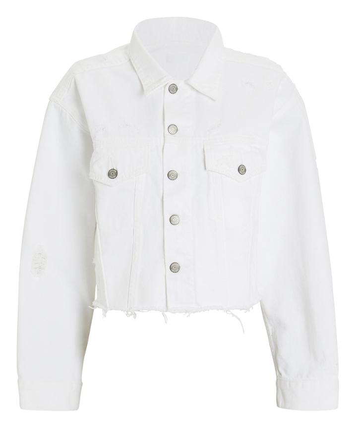 Boyish Jeans Harvey Cropped Denim Jacket White P