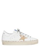 Golden Goose Hi Gold Star Leather Low-top Sneakers White 35