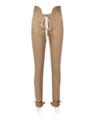 Monse Lace-up Stretch Leggings Beige 2