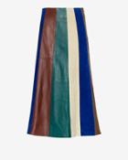 Derek Lam Patchwork A-line Skirt