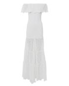Nightcap Clothing Diamond Lace Positano Maxi Dress White S