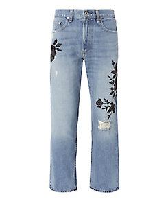 Rag & Bone Marilyn Embroidered Crop Jeans