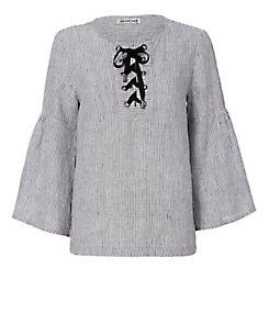 St. Roche Lula Bell Sleeve Linen Top