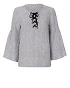 St. Roche Lula Bell Sleeve Linen Top