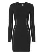 Dion Lee Crochet Trim Knit Mini Dress
