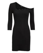 The Range Titled Henley Dress Black P