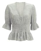 Notes Du Nord Kim Floral Top Grey Floral 36