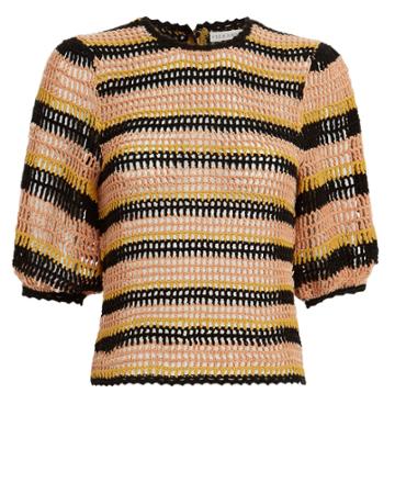 Ulla Johnson Amata Top Blush/stripe S