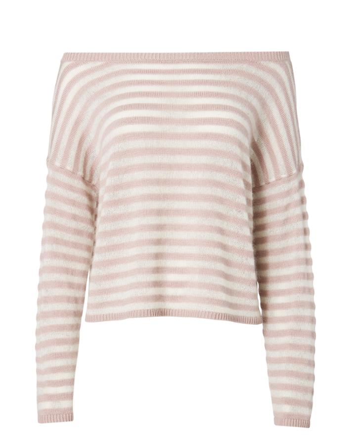 Exclusive For Intermix Gabi Striped Off Shoulder Top