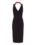 Victoria Beckham Fitted Halter Dress