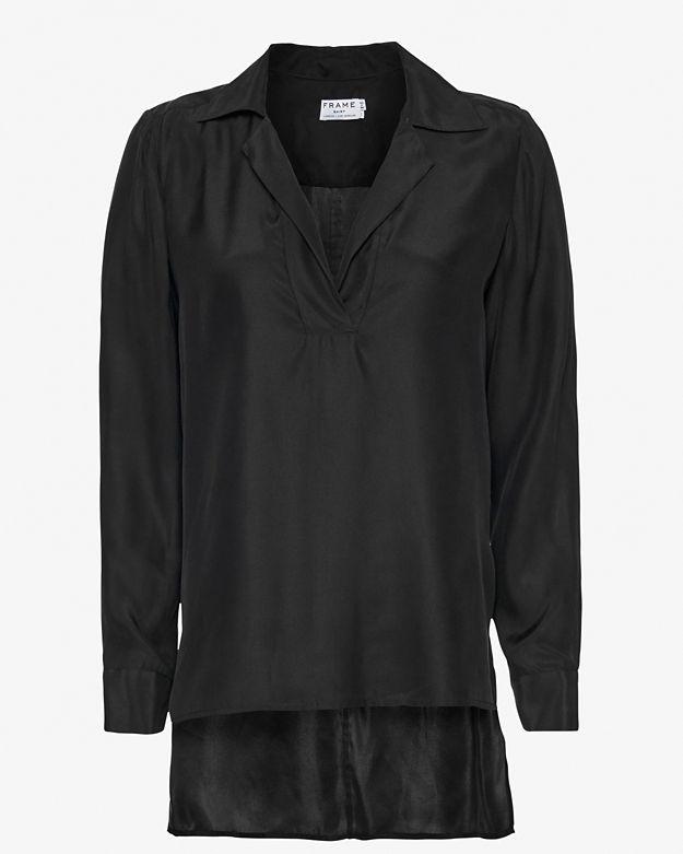Frame Hi/lo Tunic: Black