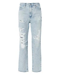Ag Pheobe Distressed High-rise Jeans