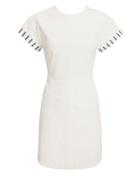 Derek Lam 10 Crosby Striped Sleeve Ivory Mini Dress Ivory/stripe 2