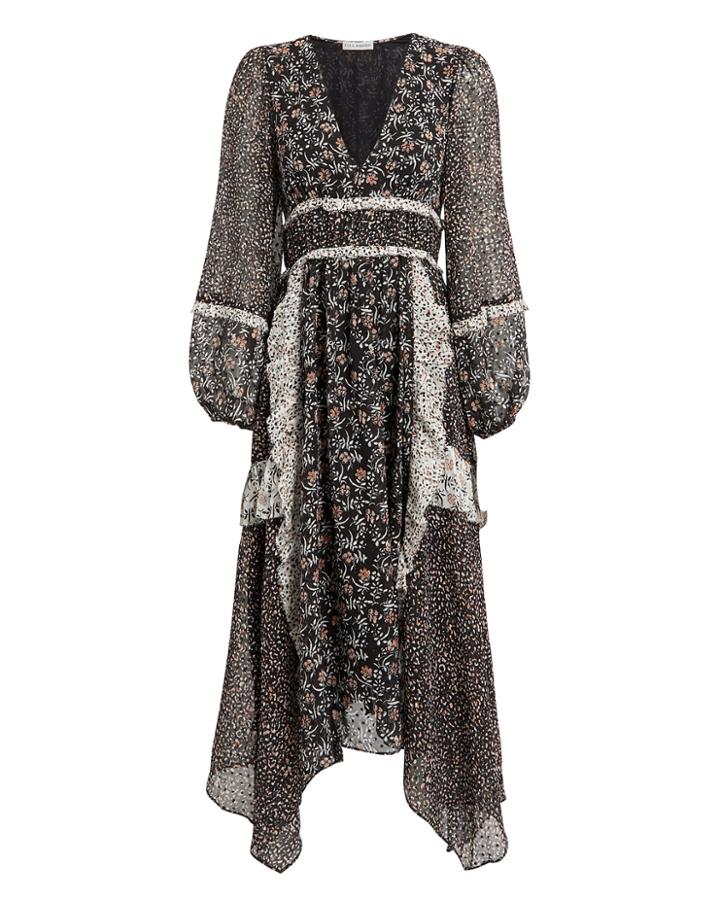 Ulla Johnson Noir Primrose Dress Black Zero