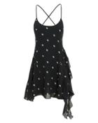 Re/done 80s Star Mini Dress Black/white P