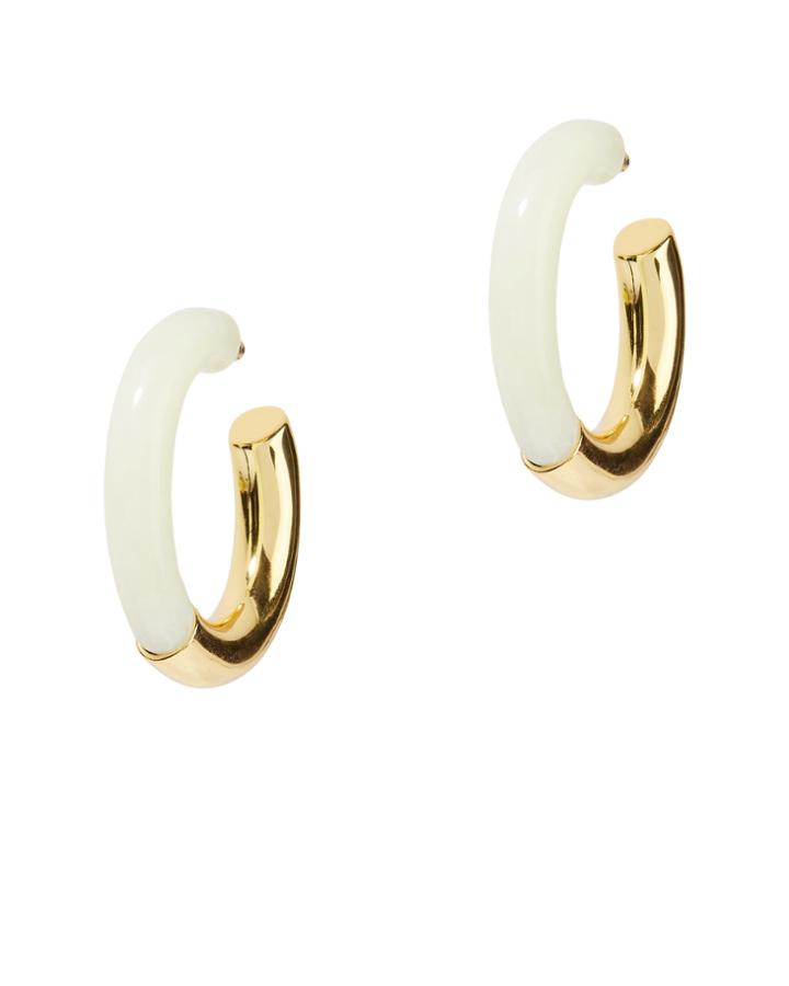 Lizzie Fortunato Summer Of Love Hoops Ivory 1size