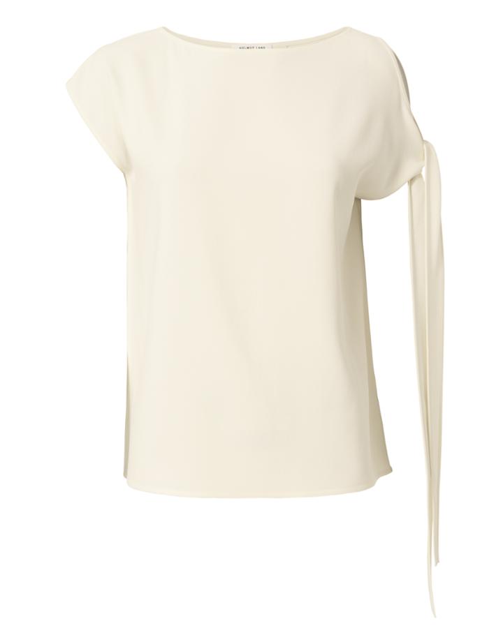&quot;helmut Lang Tie Sleeve Crepe Blouse&quot;