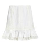 Exclusive For Intermix Intermix Jolene Lace Mini Skirt White 2