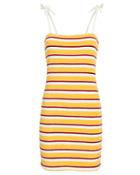Solid & Striped Tweety Terry Mini Dress Yellow/stripes P