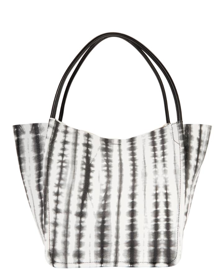 Proenza Schouler Tie-dye Tote Blk/wht 1size