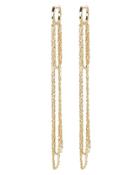 Jennifer Zeuner Eunice Chain Earrings Gold 1size