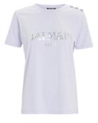 Balmain Logo T-shirt Lilac 34