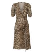 Nicholas Leopard Tea Dress Multi Zero