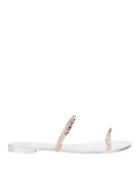 Giuseppe Zanotti Baguete Crystal Toe Ring Flat Sandals