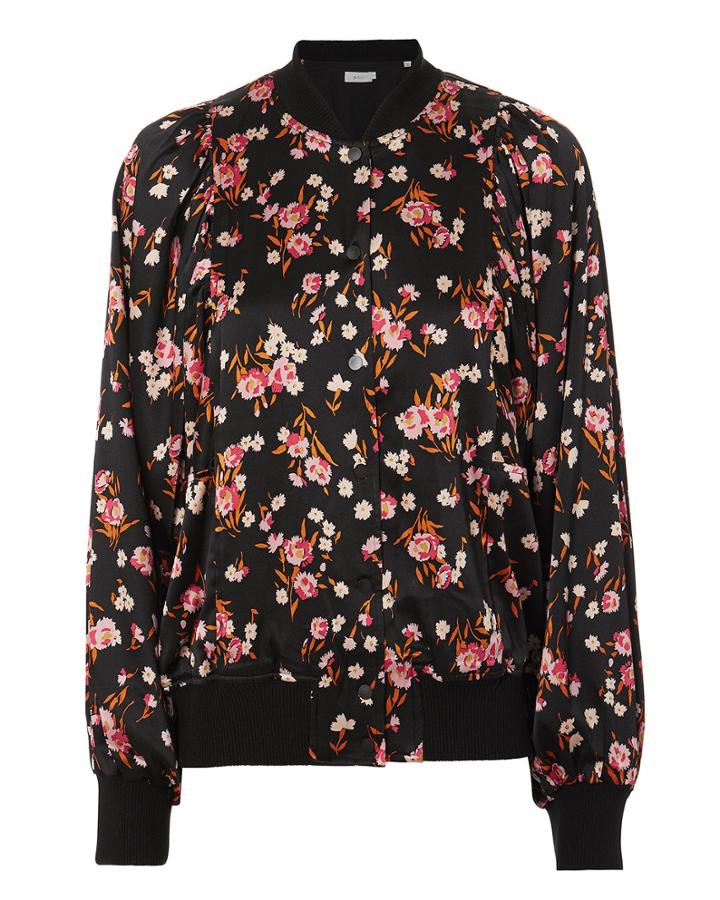 Alc A.l.c. Kelley Floral-print Bomber Jacket Multi P