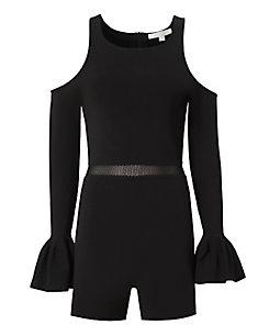 Jonathan Simkhai Cold Shoulder Knit Romper