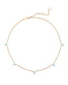 Jennifer Zeuner Christiann Turquoise Station Necklace