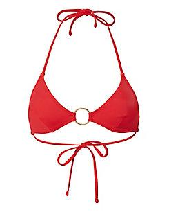 Solid & Striped Solid &amp; Striped Tania Triangle Ring Detail Bikini Top