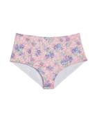 Love Shack Fancy Loveshackfancy Mason Rose Bikini Bottom Pink Floral S