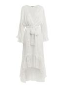 Melissa Odabash Harlow Midi Dress White/silver S